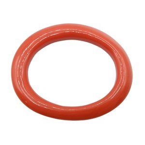 Vintage Cinnamon Burnt Orange Chunky Asymmetric Lucite Bangle Bracelet Retro Mod